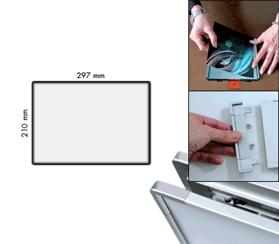 SEMS2129N - segnale alluminio METALSIGN monofacciale colore ANTRACITE