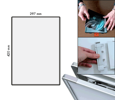 SEMS2942N - segnale alluminio METALSIGN monofacciale colore ANTRACITE