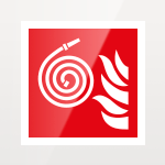 SEPE15106FW - targa PLexi monofacciale Idrante fissaggio invisibile