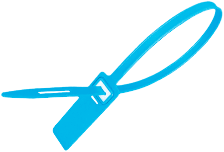 SGE1122C - confezione da 1000 sigilli piatti con inserto metallico mm.430 CELESTE