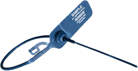 SGE1128B - confezione da 1000 sigilli tubolari lunghezza mm.400 colore BLU