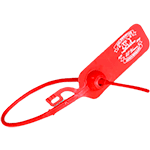 SGE1130R - confezione da 1000 sigilli tubolari lunghezza mm.300 colore ROSSO