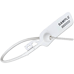 SGE1130W - confezione da 1000 sigilli tubolari lunghezza mm.300 colore BIANCO