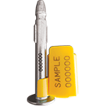 SGE3103Y - sigillo a chiodo per container a norma ISO 17712 2013 colore giallo