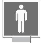 SIC15642A - sistema COLORFIX GRIGIO monofacciale Toilette Uomo
