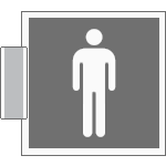SIC15642BG - sistema COLORFIX GRIGIO bifacciale Toilette Uomo