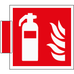SICE15107BG - sistema COLORFIX ROSSO bifacciale Estintore EN ISO 7010