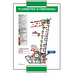 SICEP - Targa colorfix in alluminio con sostegno in plastica verde