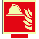 SICLE15111A - sistema COLORFIX ROSSO monofacc.luminescente Pr.Antincendio ISO 7010