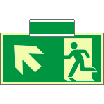 SICLE715105SM - sistema COLORFIX VERDE bifacc/sosp.luminescente Usc.Emer.NO ISO 7010