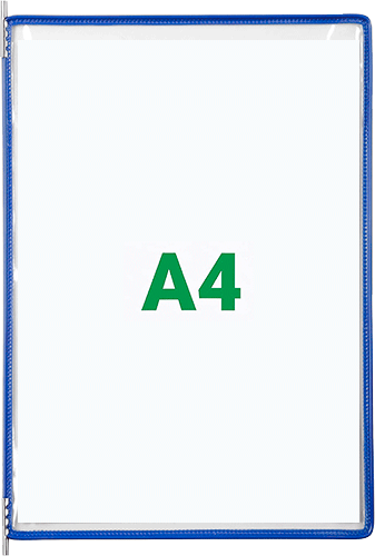 SMCA400B - confezione da 10 buste per leggii SMCA.. colore BLU