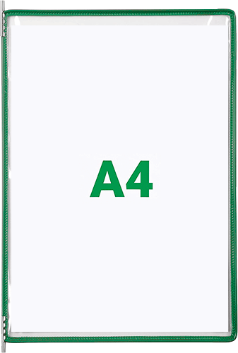 SMCA400G - confezione da 10 buste per leggii SMCA.. colore VERDE