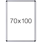 SMCT701 - cornice a scatto con protezione antiriflesso trasp.x foglio cm 100x140