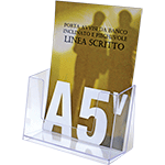 SMET201 - porta depliant da tavolo formato A5 a 1 posto