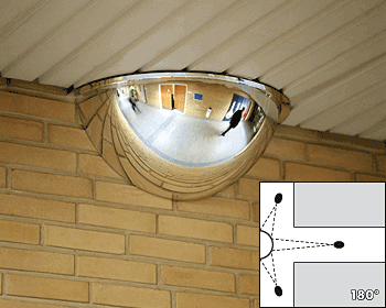 SP180 - cupola di sorveglianza quarto di sfera visibilita'180 gradi