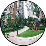 SP60 - specchio circolare per interni diametro mm 600 attacco mm 300