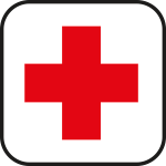 SR103 - Etichetta adesiva rifrangente pronto soccorso