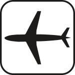 SR116 - Etichetta adesiva rifrangente Aeroporto