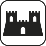 SR203 - Etichetta adesiva rifrangente Castello