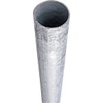 STC433 - Palo tubolare zincato spess.mm 2 diam.48 mt.3,30 h.
