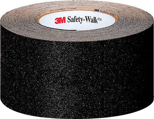 SWC100 - rotolo da m 18,2 antiscivolo Safety Walk nero h. 100 mm