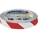 SWDS25RW - rotolo antiscivolo tipo STANDARD h.mm 25 x m.18,3 colore ROSSO/BIANCO