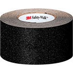 SWE100 - rotolo da m 18,2 antiscivolo Safety Walk nero h. 100 mm