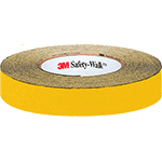 SWN023 - rotolo da m 18,2 antiscivolo Safety Walk giallo h. 25 mm