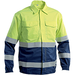 TACP537XXXL - giacca bicolore giallo/blu multirischio III cat. AV tg.XXXL