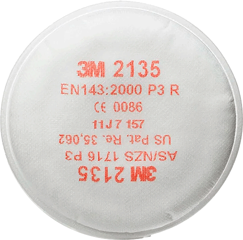 TF2135 - filtro x "3M 6/7000" P3 (polveri toss.)