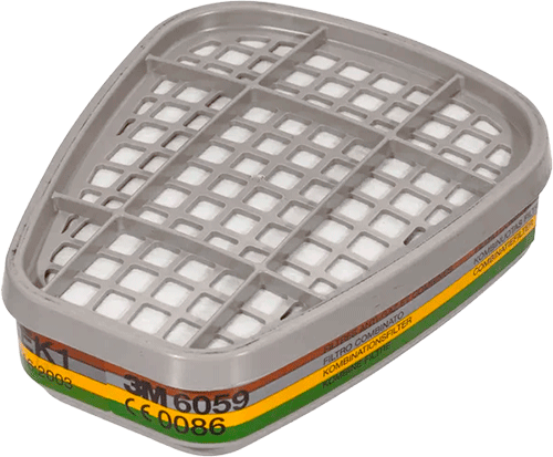 TF6059 - Filtro per 3M 6/7000 ABEK1 polivalente