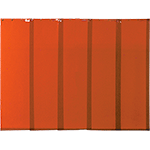 TLT720 - Scatola n.5 strisce per saldatura spessore mm 0,4 colore rosso