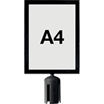 TSA21V - porta avvisi A4 verticale per colonnine SAFE IN