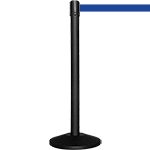TSB512B - colonnina SAFE IN modello BASIC nera opaca con nastro BLU