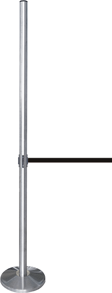 TSBX220N - colonnina SAFE IN h.2.20 con nastro da mt. 3 colore nero