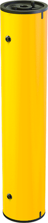 TSMS28Y - colonnina GIALLA h.cm 35 da abbinare a testine da 5/10 mt e alla base