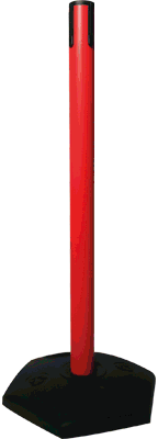 TSO100RX - colonnina SAFE IN modello OUTDOOR colore rosso SENZA nastro