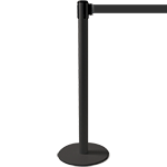 TSP202N - colonnina SAFE IN modello PLUS nera opaca con nastro NERO