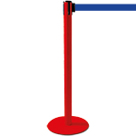 TSP203B - colonnina SAFE IN modello PLUS colore rosso con nastro BLU