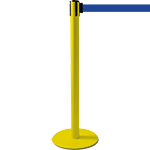 TSP204B - colonnina SAFE IN modello PLUS colore giallo con nastro BLU