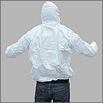 TYV8M - Giubbino Tyvek chiusura con cerniera tg. M