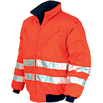 VPA715M - giubbotto PILOT alta visibilita' reversibile arancio fluo/blu tg.M