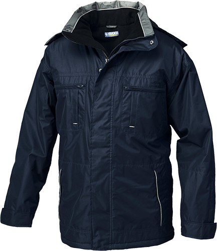 VPG209L - giaccone parka DIAMOND impermeabile foderato in pile col.BLU tg.L
