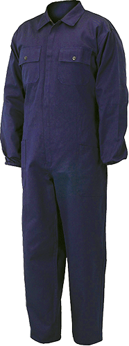 VPS8070/48 - Tuta con cerniera 100% cot.blu tg. 48