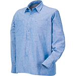 VPS8160XXL - Camicia manica lunga 100% cotone  azzurra tg. XXL