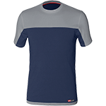 VPS8772BXL - maglietta stretch bicolore blu/grigio tg.XL