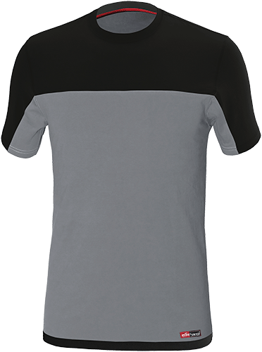 VPS8772GXXL - maglietta stretch bicolore grigio/nero tg.XXL