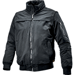 VPSD175NXXL - bomber imbottito D-SWAT con maniche staccabili colore NERO tg.XXL