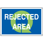 YE2670 - Sign information REJECTED AREA