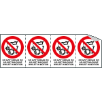 YE95203B - Sheet n. 4 label DO NOT REPAIR...